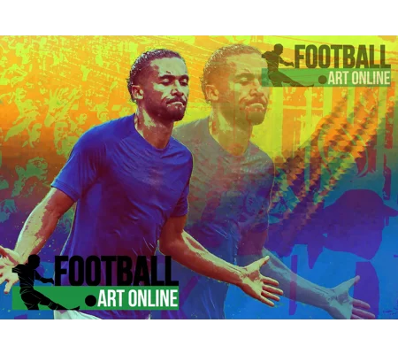 DCL | Everton-Inspired Football Pop Art-Style Digital Print