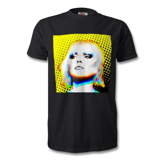 Blondie Debbie Harry-Inspired Art Black Fan T-Shirt