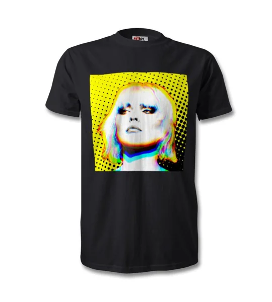 Blondie Debbie Harry-Inspired Art Black Fan T-Shirt