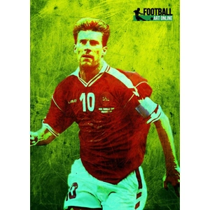 Denmark Michael Laudrup Iconic Legend Poster