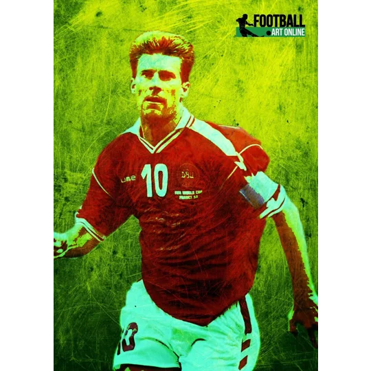 Denmark Michael Laudrup Iconic Legend Poster
