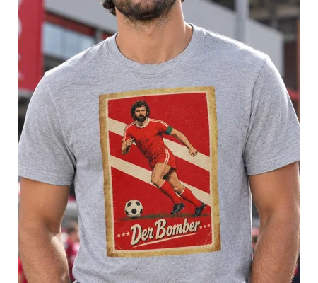 Der Bomber | Gerd Müller-Inspired Bayern Munich Tribute T-Shirt