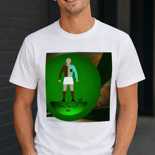 Derby 1884 Football Figure Art T-Shirt