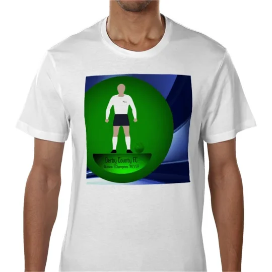 Derby 1972 Champions Football Figure Art T-Shirt