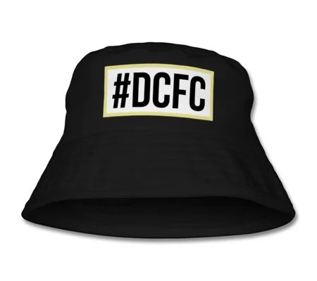 Derby Hashtag Retro Style Bucket Hat