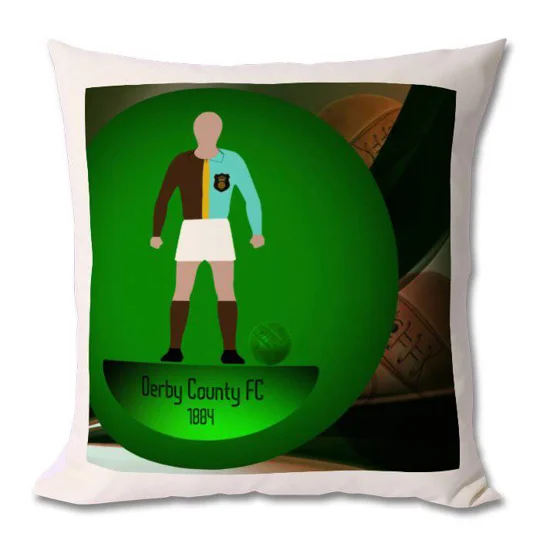 Derby 1884 Football Figure Art Cushion