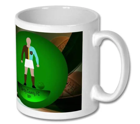 Derby 1884 Football Figure Art Mug