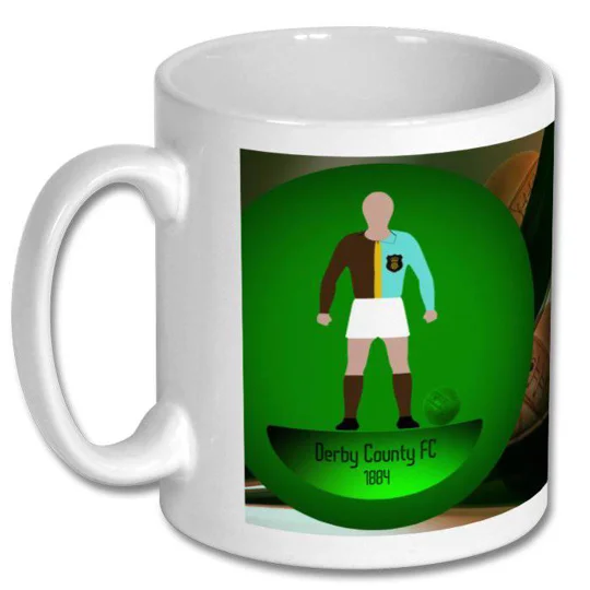 Derby 1884 Football Figure Art Mug