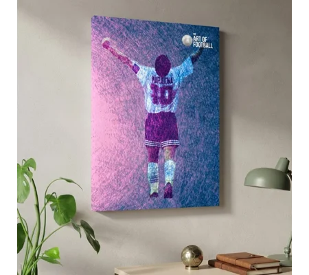Diego Maradona-Inspired Argentina No. 10 Canvas Art
