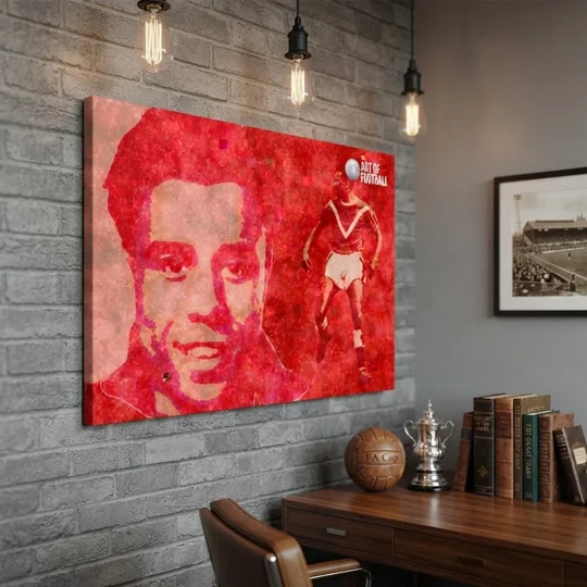 Doncaster Charlie Williams-Inspired Tribute Canvas Wall Art Print