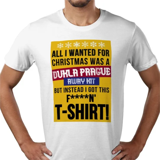 All I Wanted for Christmas T-Shirt | Dukla Prague - Inspired Fan Tee