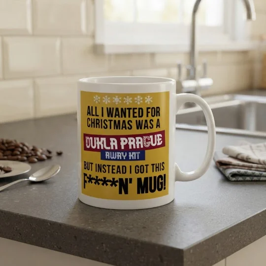 All I Wanted for Christmas Mug | Dukla Prague - Inspired Fan Gift Idea