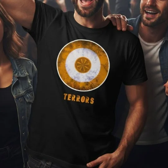 Terrors Mod-Style Tee | Dundee U-Inspired Fans Retro Style T-Shirt