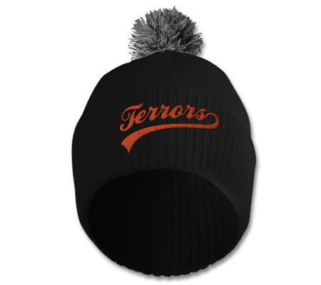 Dundee U Terrors Embroidered Retro-Style Bobble Hat
