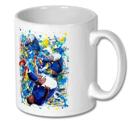 Earnie | Cardiff Legend-Inspired Abstract Tribute Mug