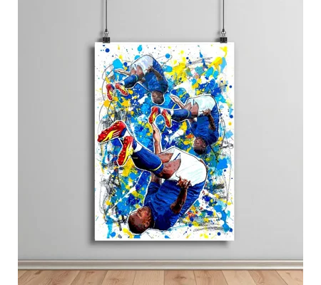 Earnie | Cardiff Legend-Inspired Abstract Tribute Poster