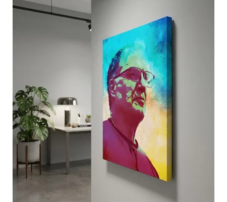 El Loco Bielsa Leeds-Inspired Art Tribute Canvas Print