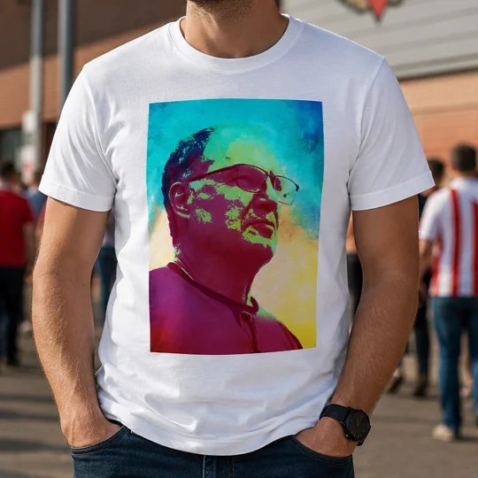 El Loco Bielsa Leeds-Inspired Art Tribute T-Shirt