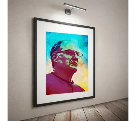 El Loco Bielsa Leeds-Inspired Art Tribute Framed Print