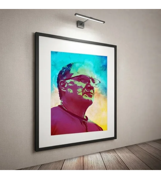 El Loco Bielsa Leeds-Inspired Art Tribute Framed Print