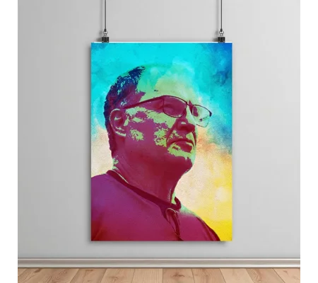 El Loco Bielsa Leeds-Inspired Art Tribute Poster