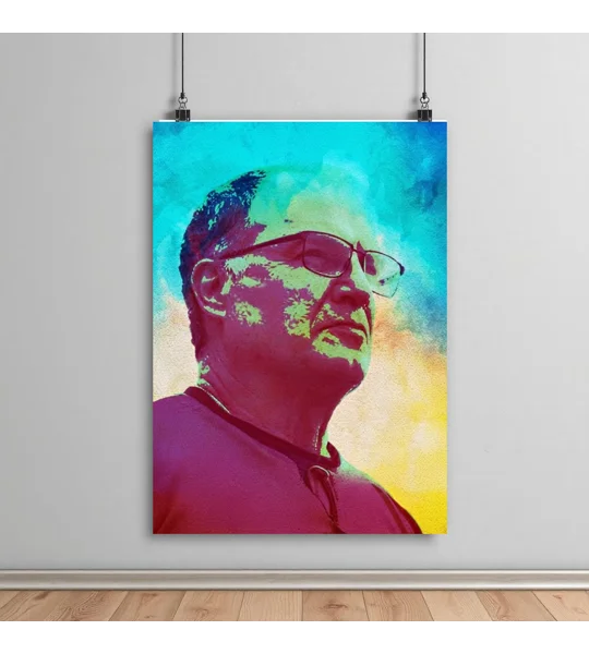 El Loco Bielsa Leeds-Inspired Art Tribute Poster