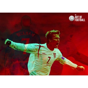 England David Beckham Iconic Pop-art Digital Print