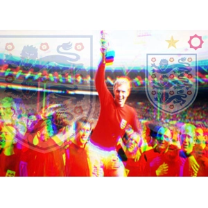 England Bobby Moore Iconic 1966 Word Cup Pop-art Digital Print