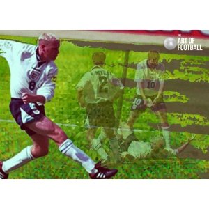 England Paul Gascoigne Iconic Euro 96 Digital Print