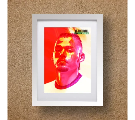 England Kalvin Phillips Abstract Style Framed Print