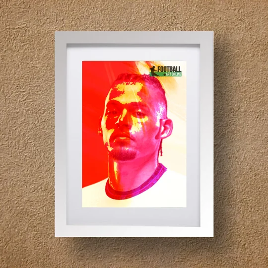 England Kalvin Phillips Abstract Style Framed Print