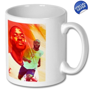 England Raheem Sterling Abstract Style Mug