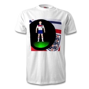 England Retro 1982 Football Figure Art T-shirt
