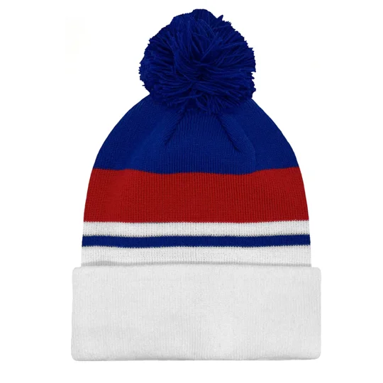 England Colours Retro-Style Football Bobble Hat