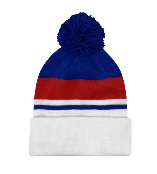 England Colours Retro-Style Football Bobble Hat