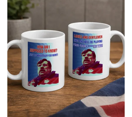 England Mike Bassett Manager Set of 2 Mugs
