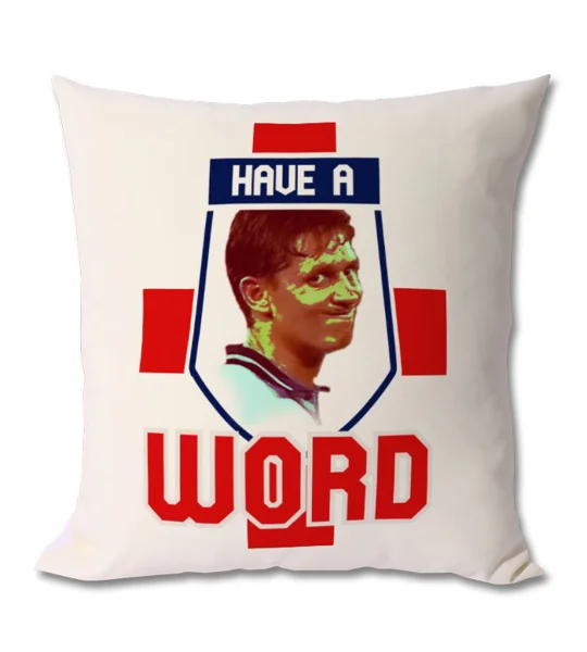 England Gary Lineker 1990 World Cup Have a Word Cushion