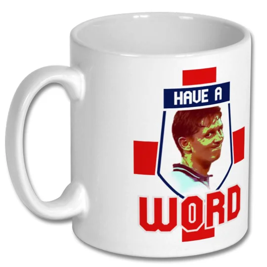 England Gary Lineker 1990 World Cup Have a Word Mug