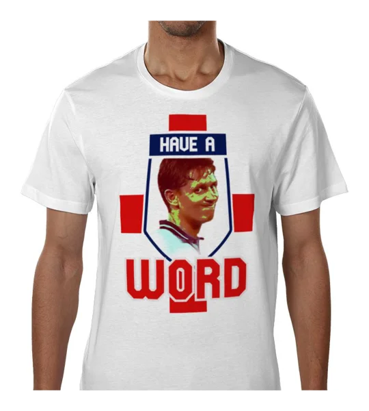 England Gary Lineker 1990 World Cup “Have a Word” T-Shirt
