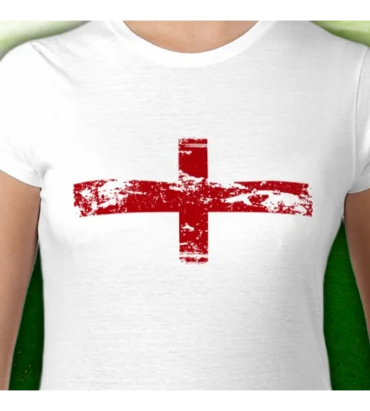 England St George Flag Ladies T-Shirt