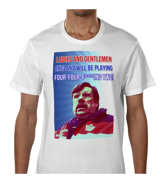 England Mike Bassett Manager Quote Set of 2 T-Shirts