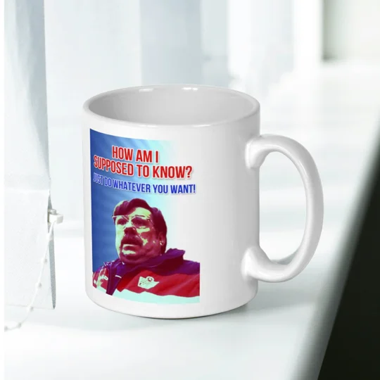 England Mike Bassett Manager Quote Mug