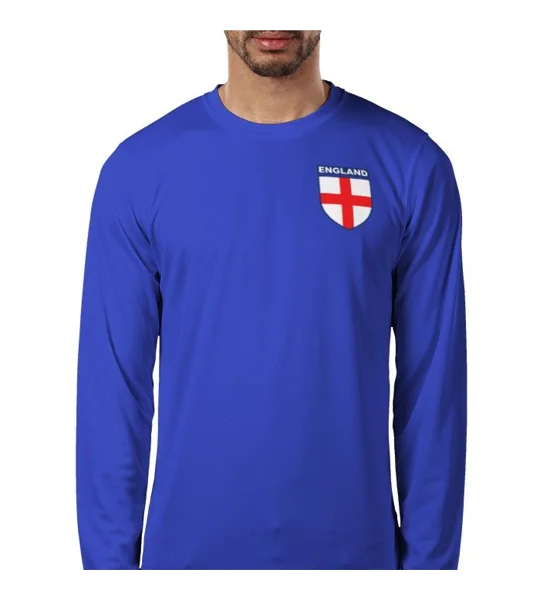 England-Inspired St George Long-Sleeved Personalised Shirt