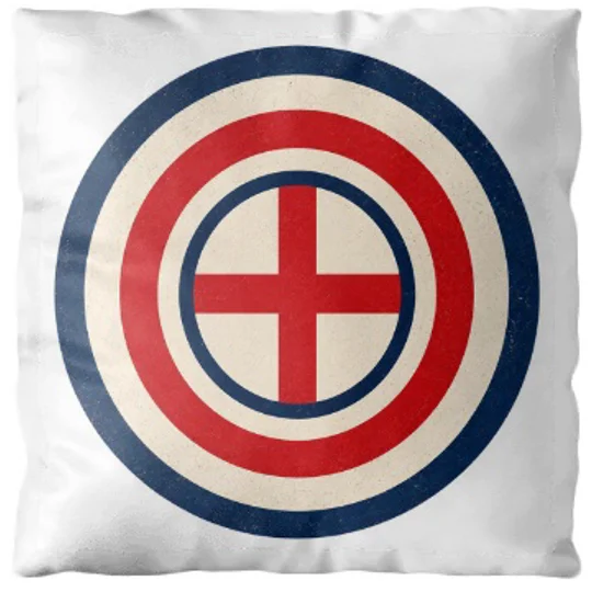 England St George Mod Retro-Style Cushion | Fan Cave Accessory