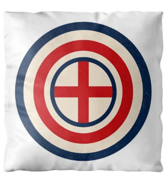 England St George Mod Retro-Style Cushion | Fan Cave Accessory
