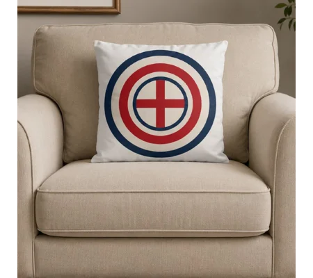 England St George Mod Retro-Style Cushion | Fan Cave Accessory