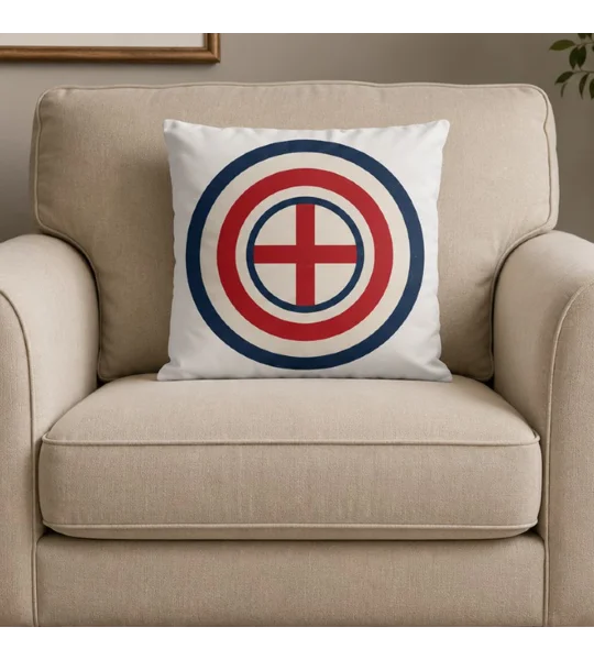 England St George Mod Retro-Style Cushion | Fan Cave Accessory