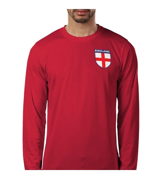 England-Inspired St George Long-Sleeved Personalised Shirt