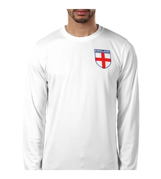 England-Inspired St George Long-Sleeved Personalised Shirt