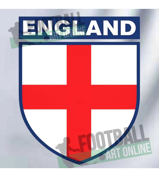 England-Inspired White Sports T-Shirt | Football Fan Tee